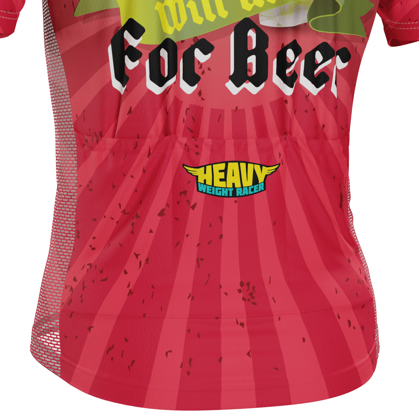 Men's Will Ride for Beer Short Sleeve Cycling Jersey