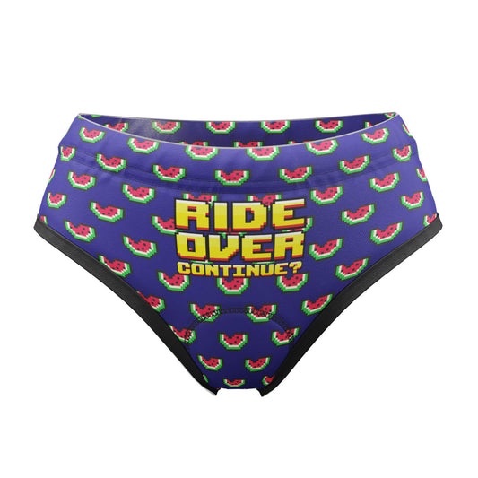 Women's Ride Over Continue Gel Padded Cycling Underwear-Briefs