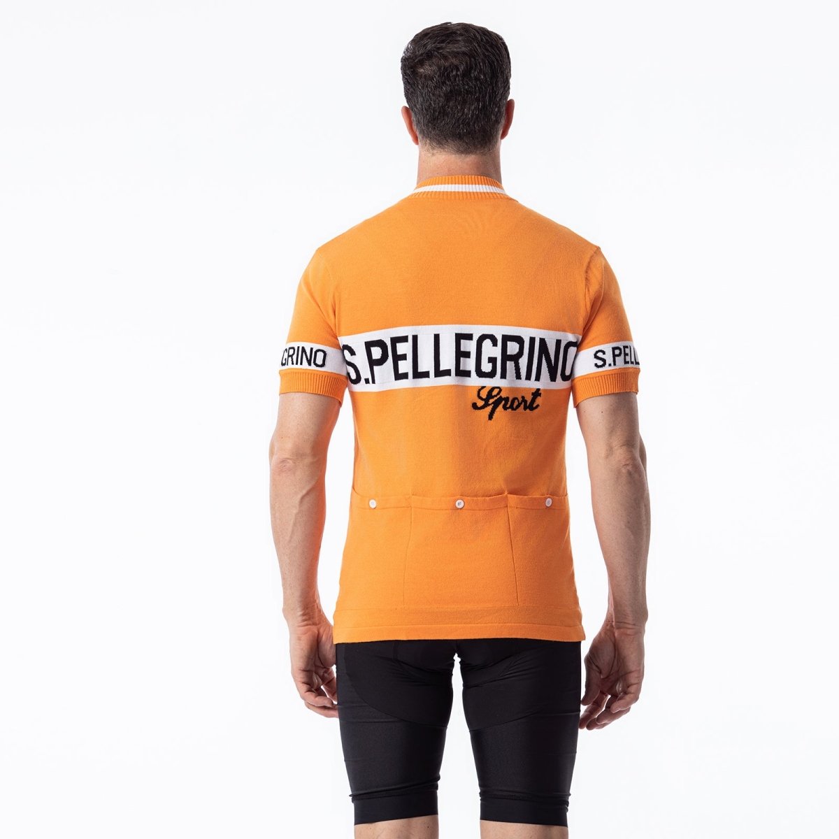 San Pellegrino Merino Wool - Retro Cycling Jersey