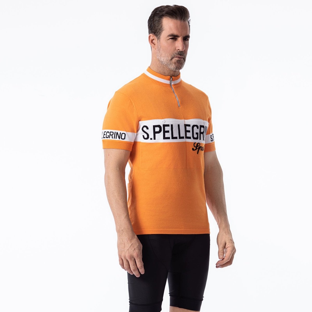 San Pellegrino Merino Wool - Retro Cycling Jersey