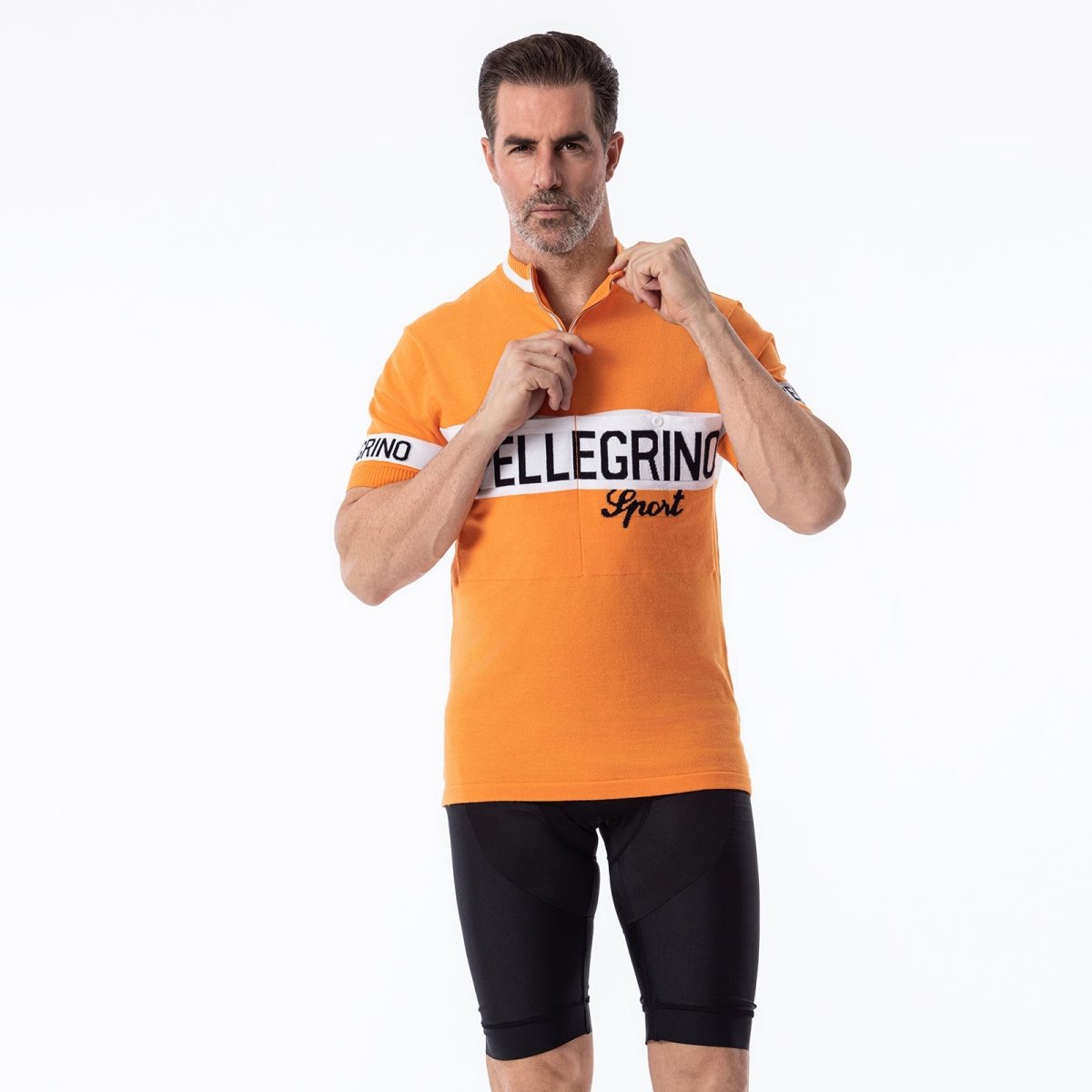 San Pellegrino Merino Wool - Retro Cycling Jersey