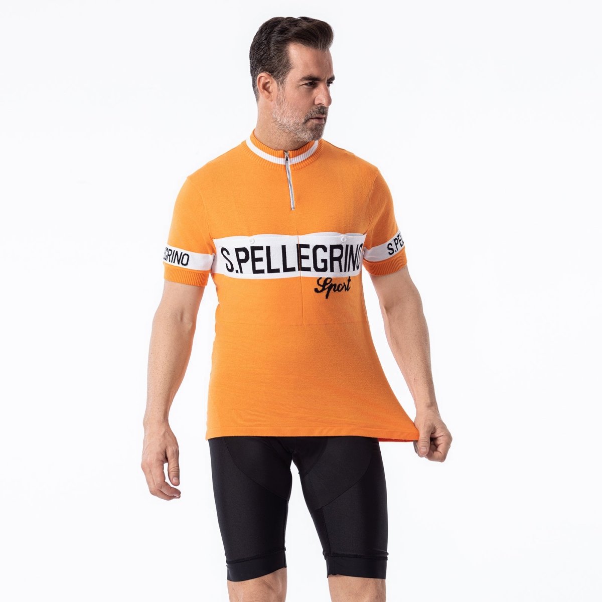 San Pellegrino Merino Wool - Retro Cycling Jersey
