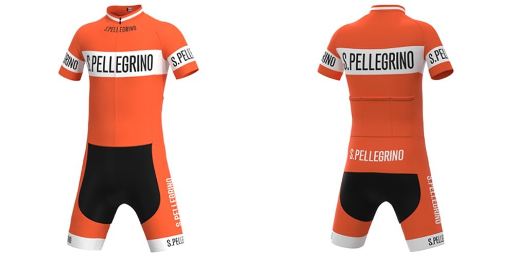 San Pellegrino Retro Cycling Jersey Set