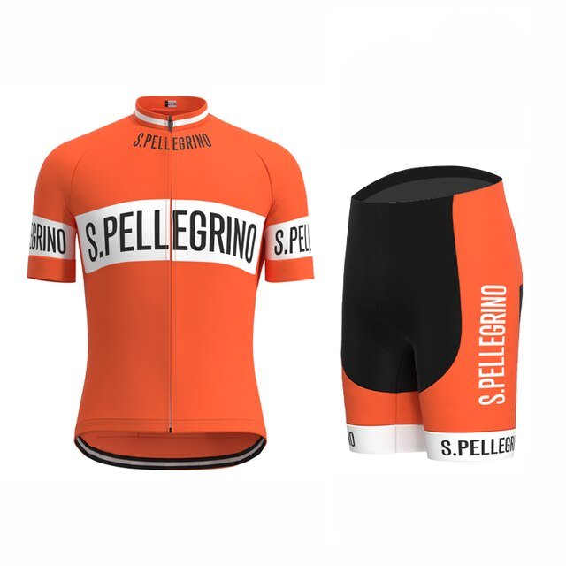 San Pellegrino Retro Cycling Jersey Set