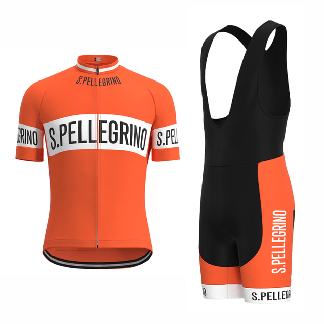 San Pellegrino Retro Cycling Jersey Set