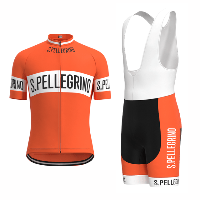 San Pellegrino Retro Cycling Jersey Set