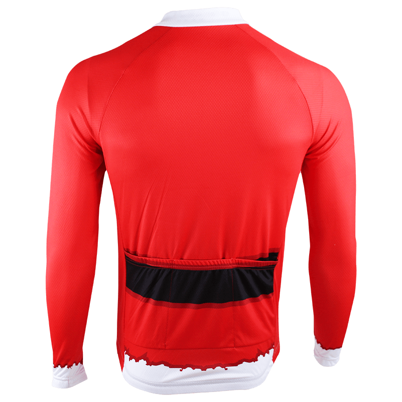 Santa Claus Long Sleeve Cycling Jersey