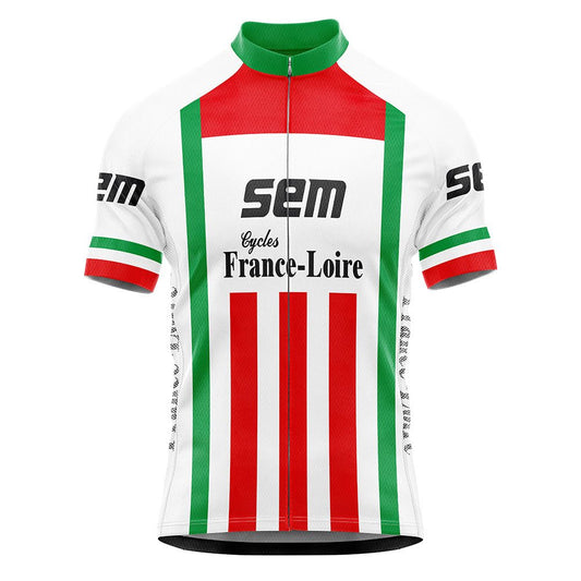 Sem-France Loire Retro Cycling Jersey