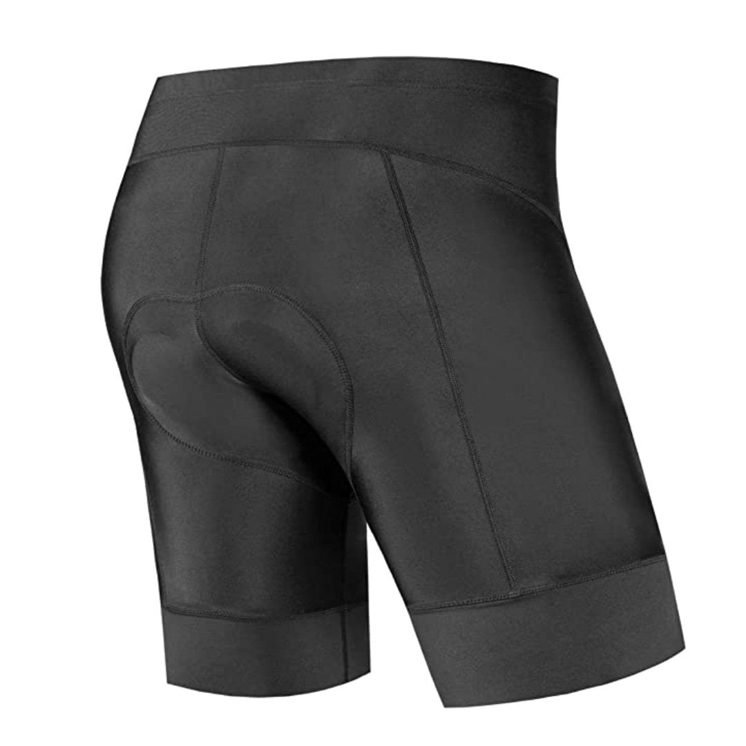 Men's Classic Black Gel Padded Shorts