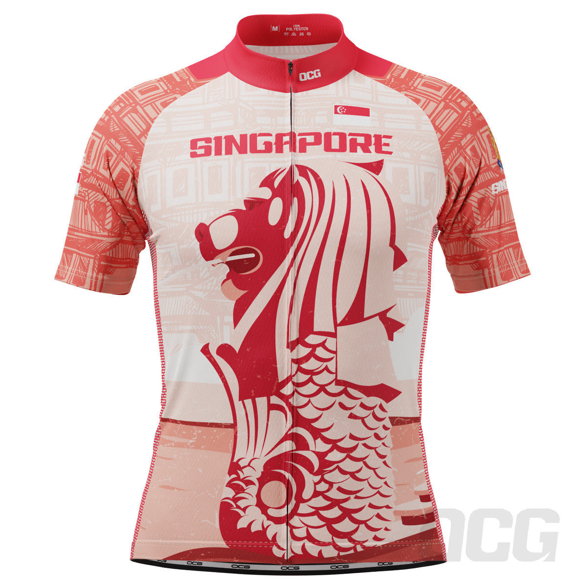 Men's Singapore Short Sleeve Cycling Jersey