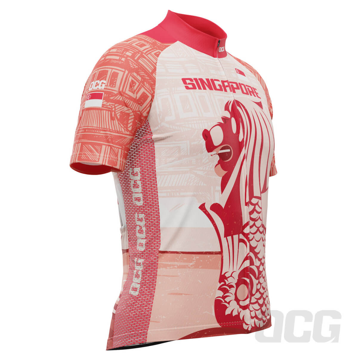 Men's Singapore Short Sleeve Cycling Jersey