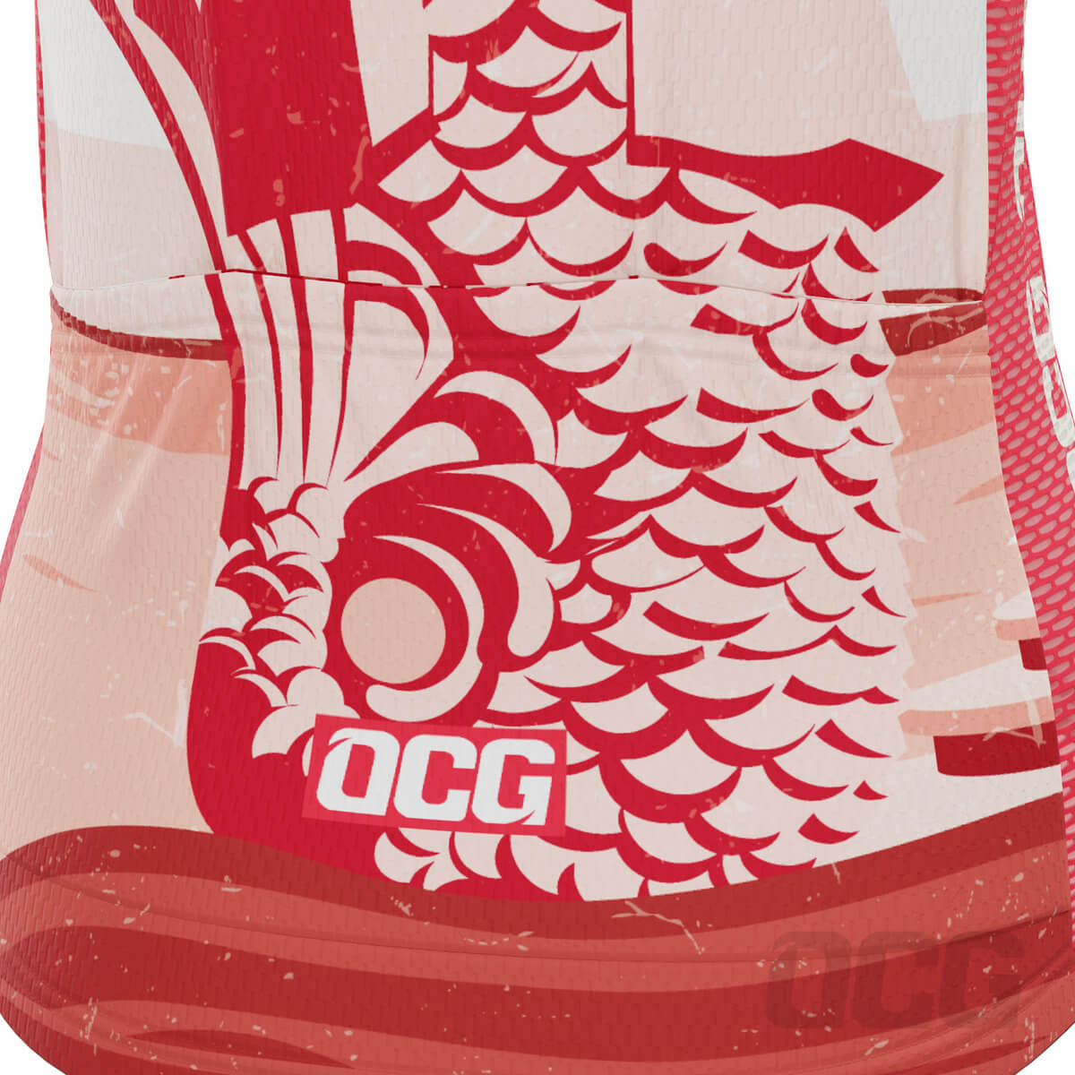 Women's Singapore Merlion Lion National Flag Short Sleeve Cycling Jersey