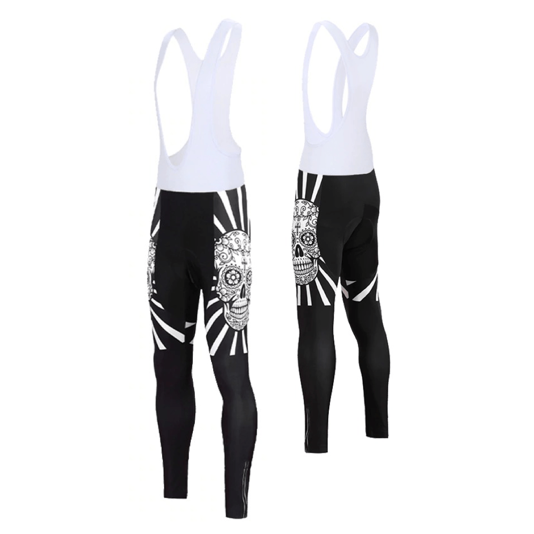 Skull Long Sleeve Cycling Jersey or Bib Pants