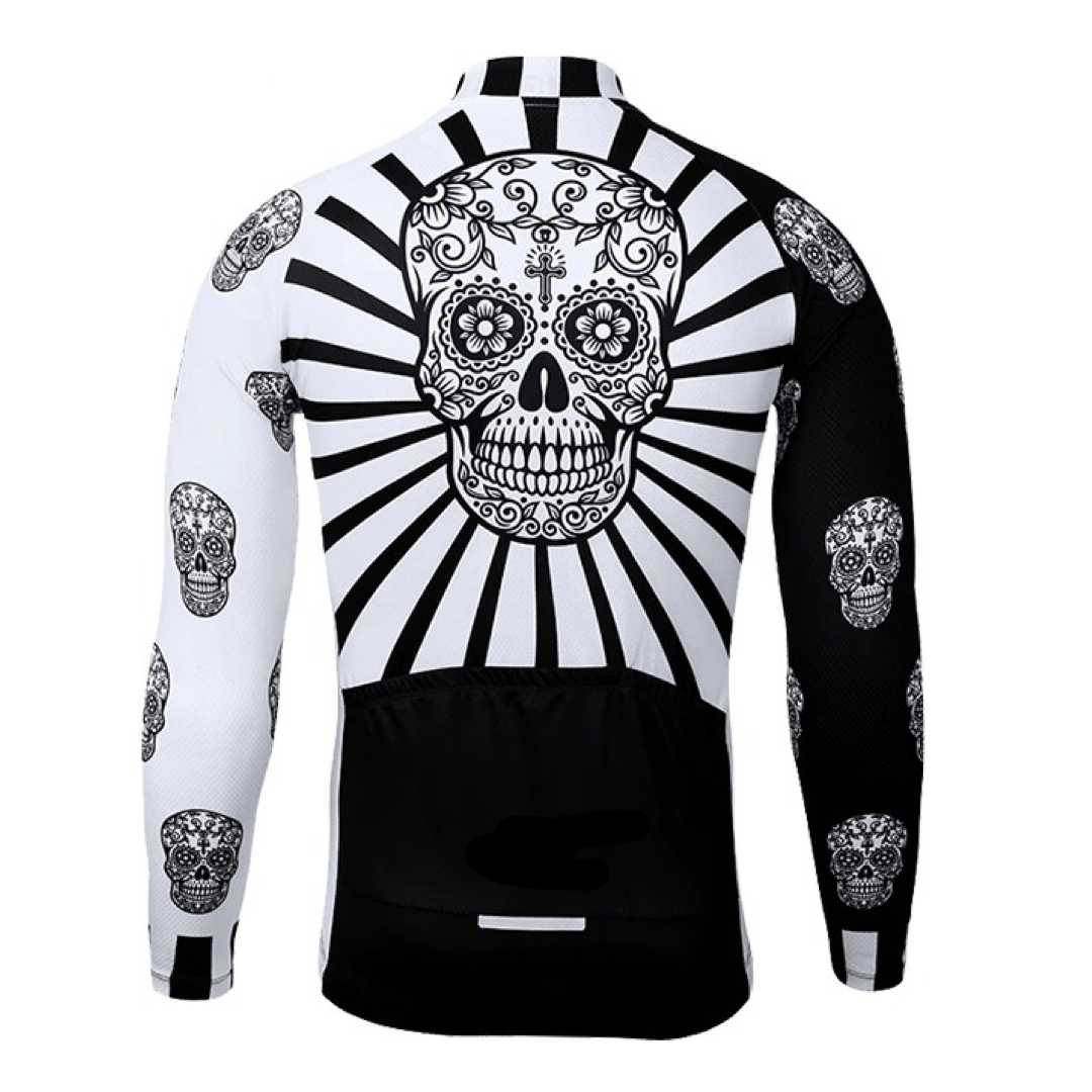 Skull Long Sleeve Cycling Jersey or Bib Pants