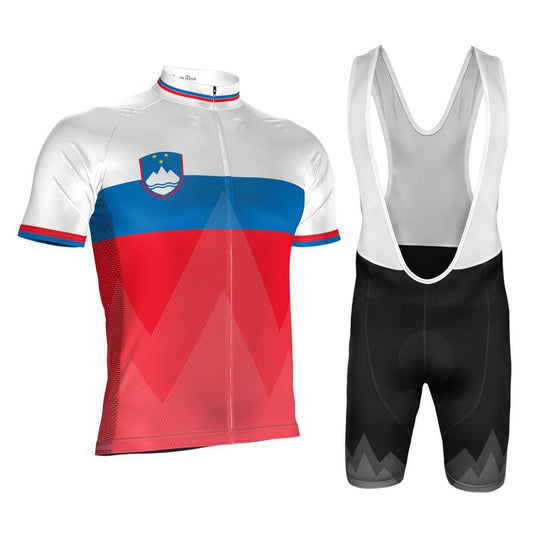 Men's Slovenia National Flag 2 Piece Cycling Kit