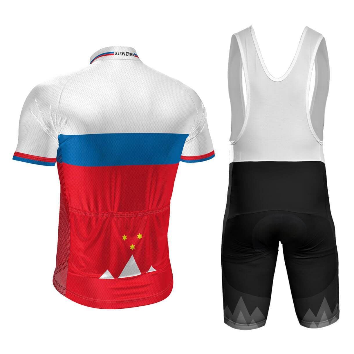 Men's Slovenia National Flag 2 Piece Cycling Kit