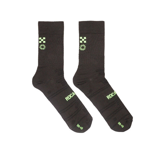 Race Socks Black Green