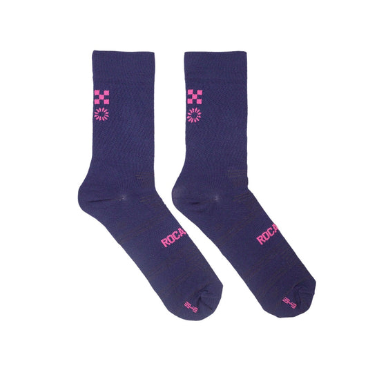 Race Socks Navy Pink