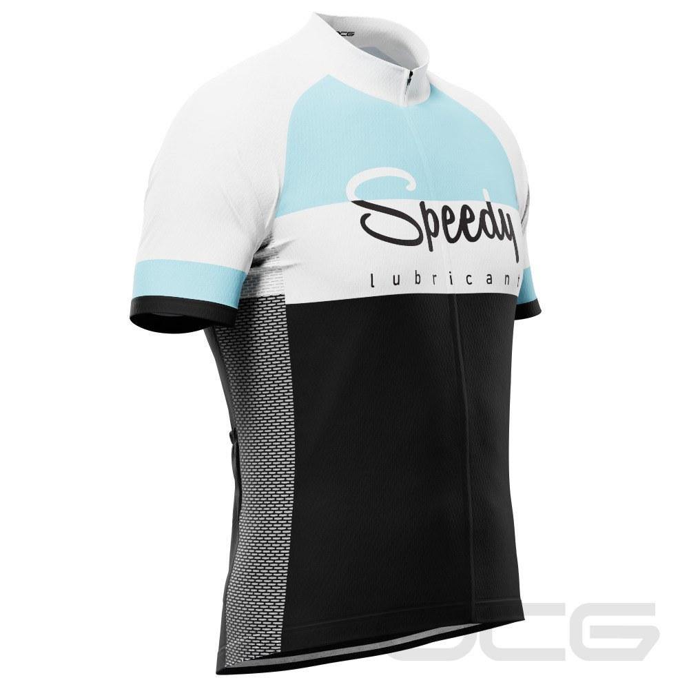 Men's The "Bond" Custom Speedy Lubricant Short Sleeve Cycling Jersey