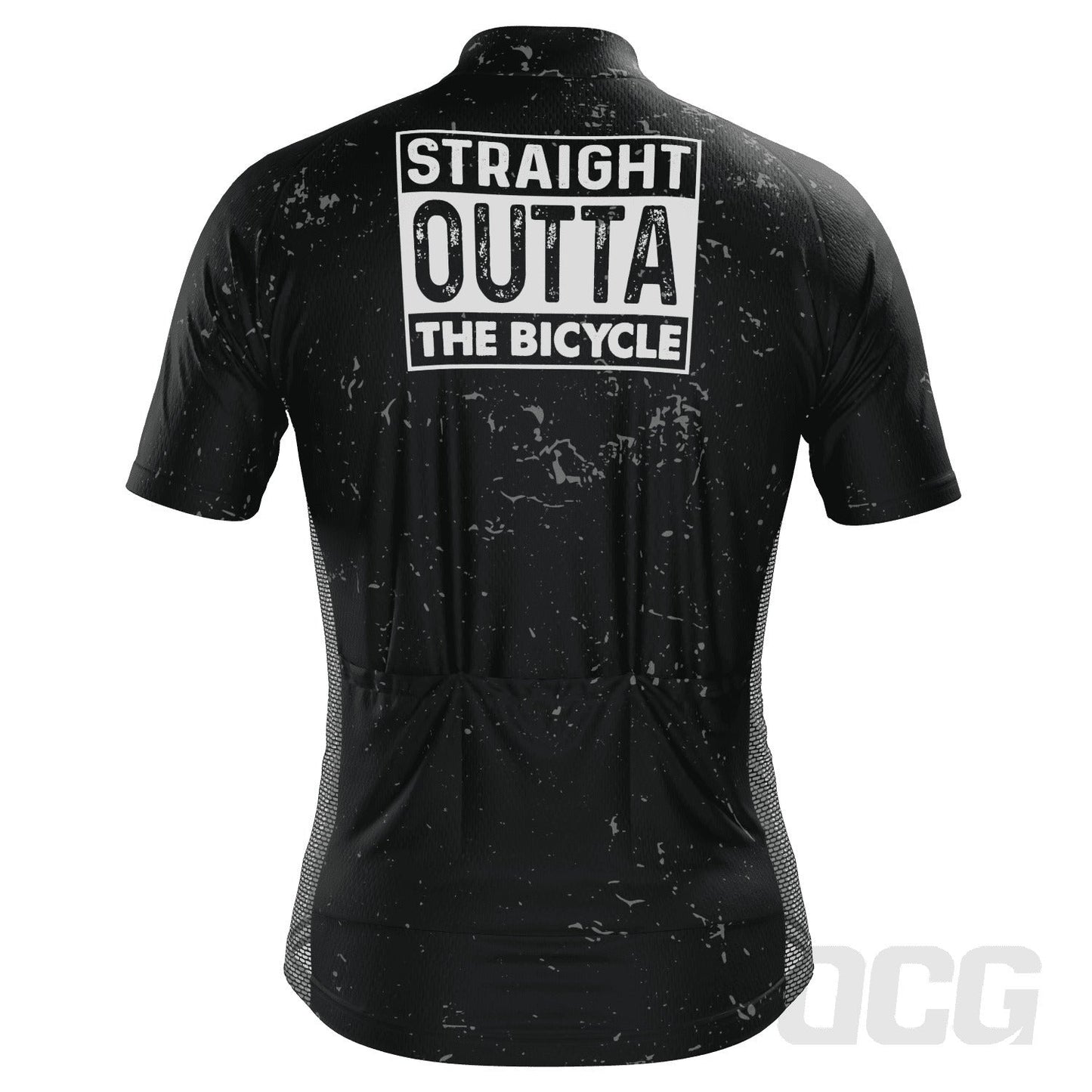 Men's Straight Outta The Bicycle Short Sleeve Cycling Jersey