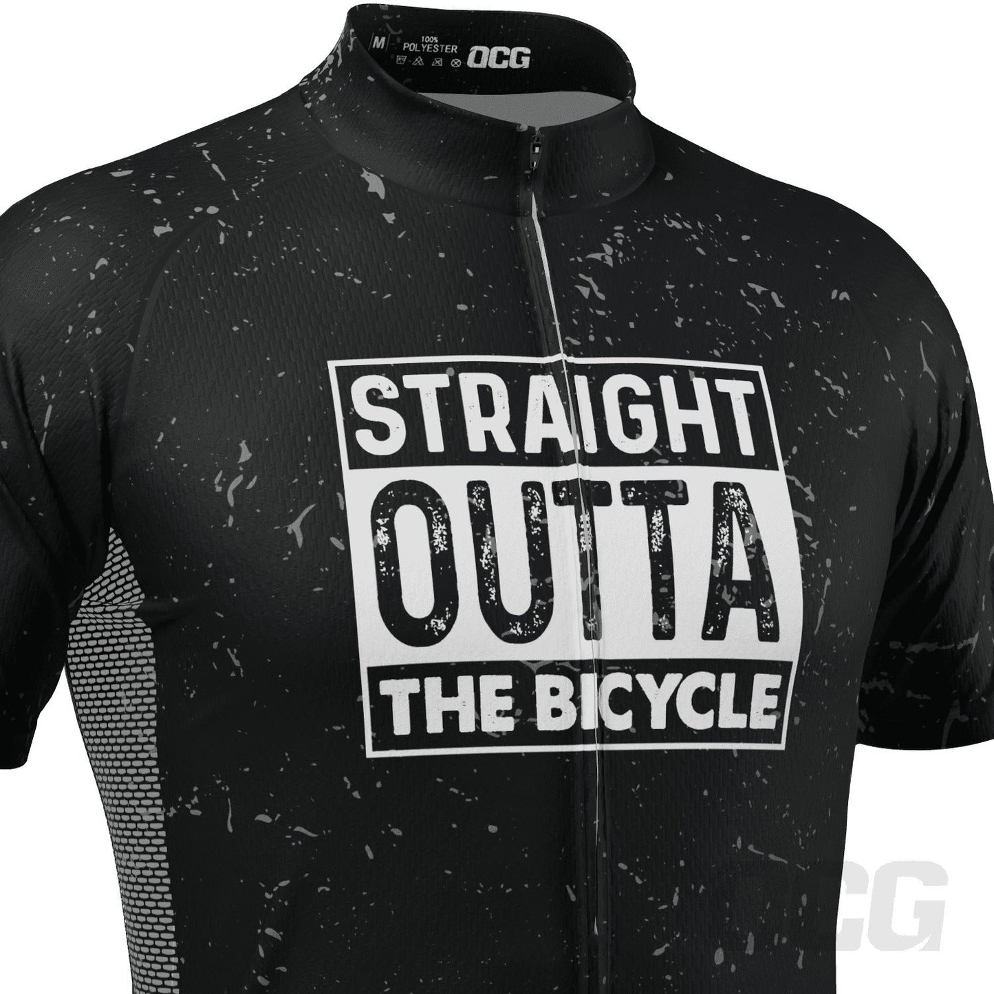 Men's Straight Outta The Bicycle Short Sleeve Cycling Jersey