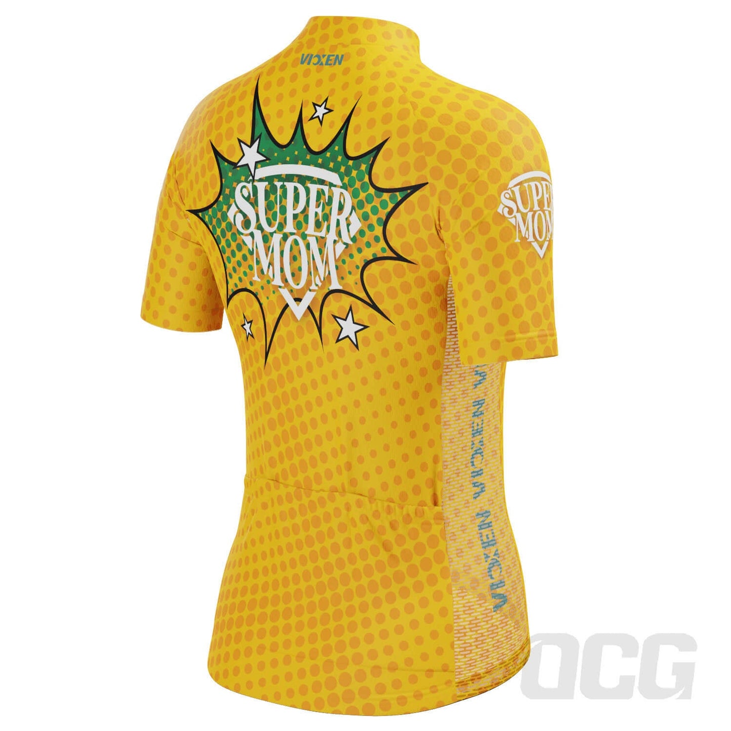 Women's Super Mom Short Sleeve Cycling Jersey