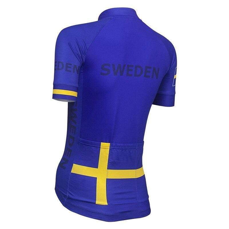 Sweden Blue Cycling Jersey