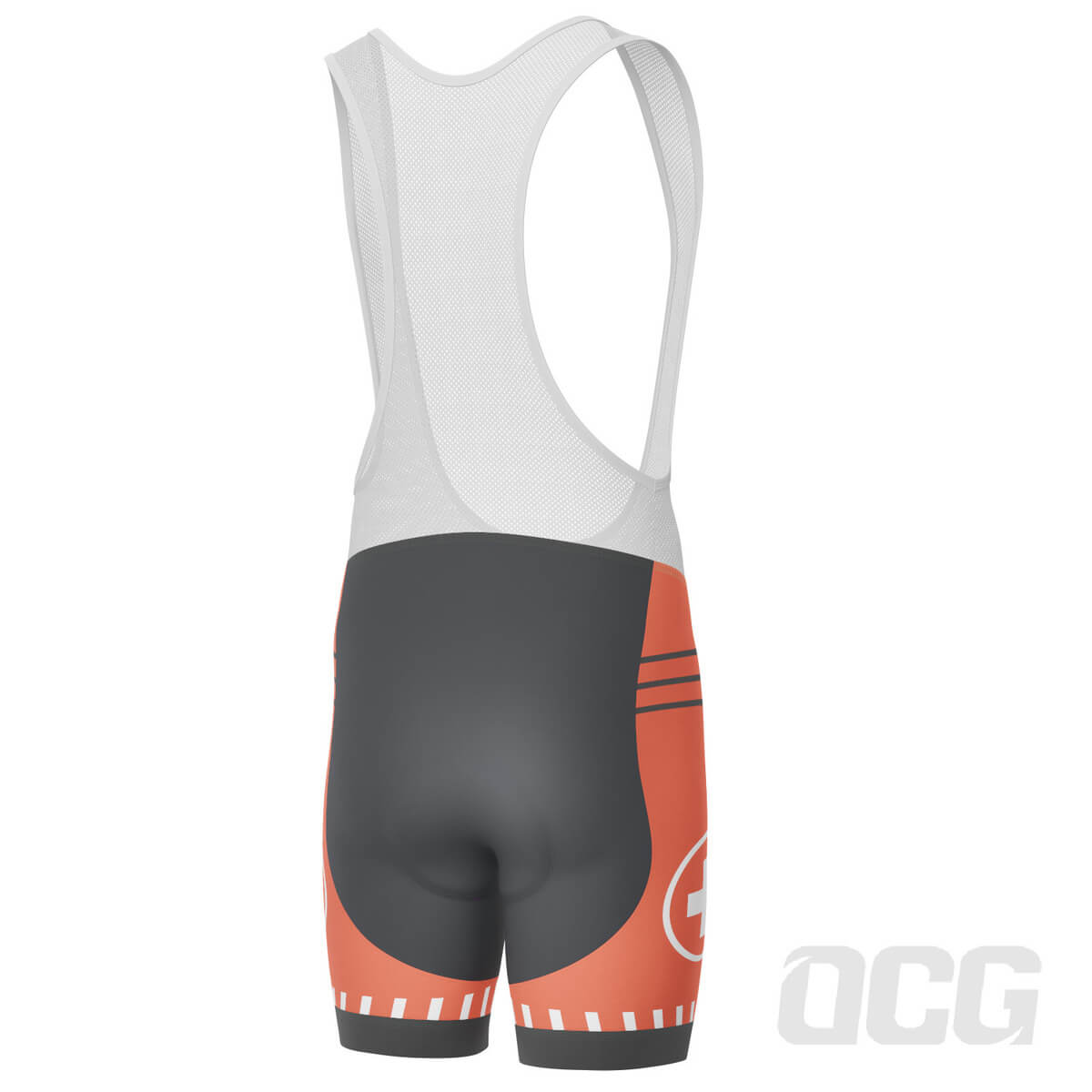 Men's Swiss Alps Switzerland National Flag Gel Padded Cycling Bib