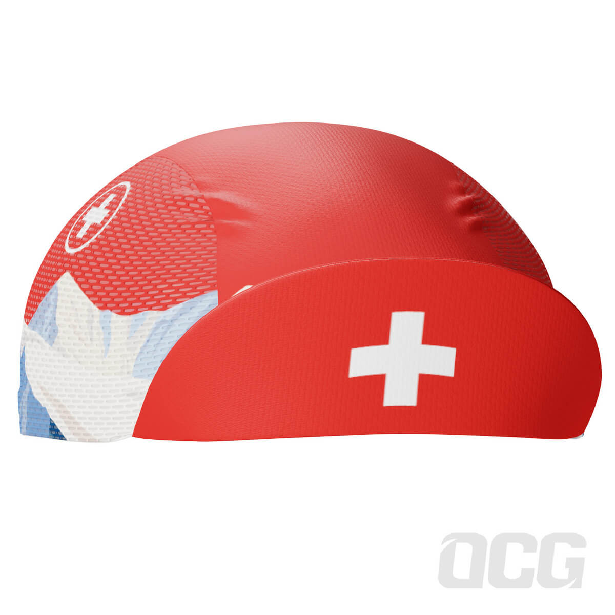 Unisex Swiss Alps Switzerland National Flag Quick Dry Cycling Cap