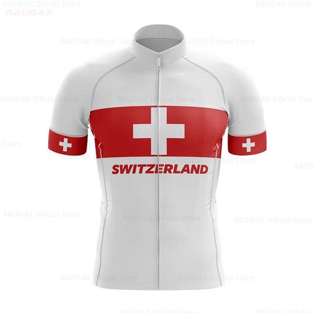 Swiss Small Flag Cycling Jersey Set