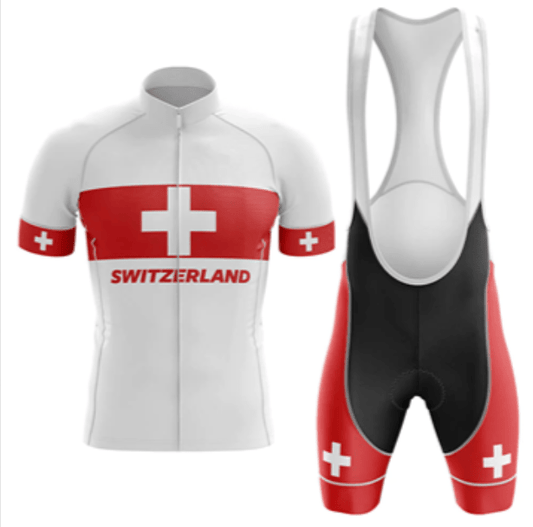 Swiss Small Flag Cycling Jersey Set