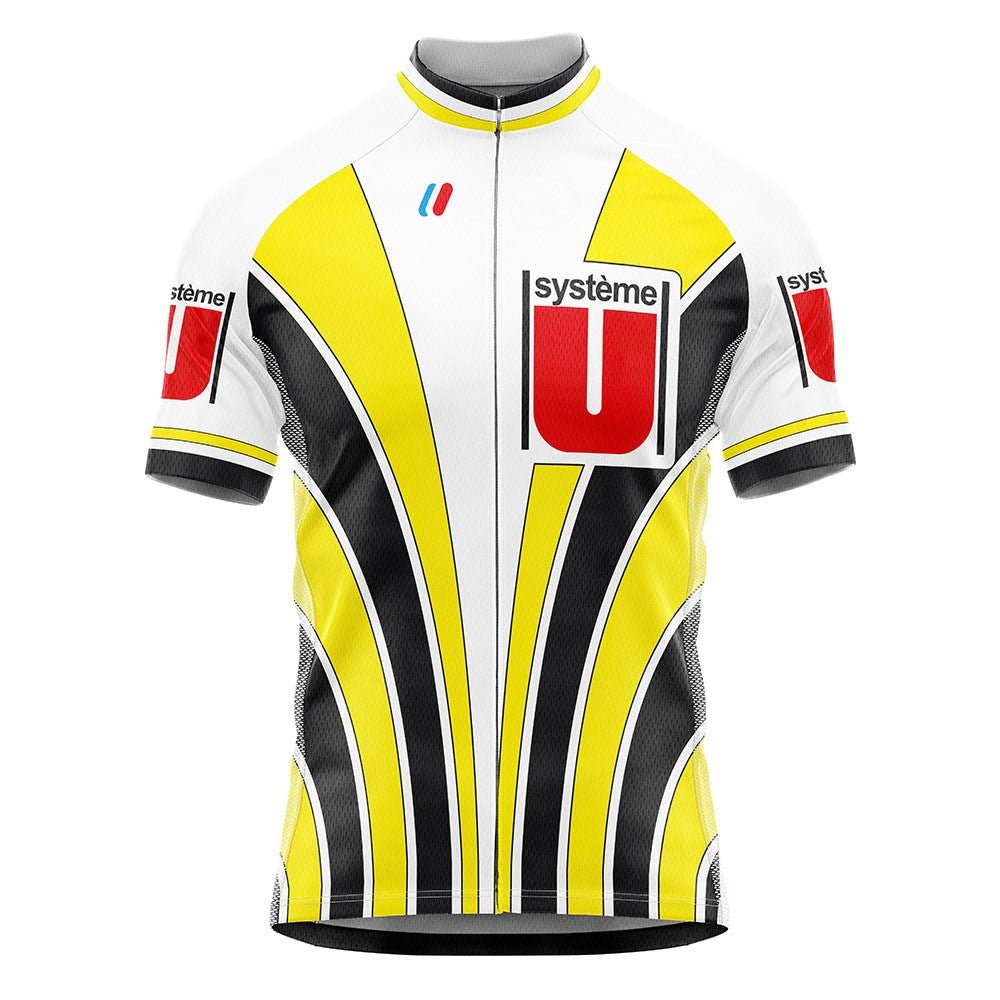Systeme U retro cycling jersey