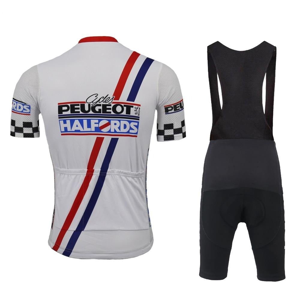 Team Z Peugeot Halfords Retro Cycling Jersey Set