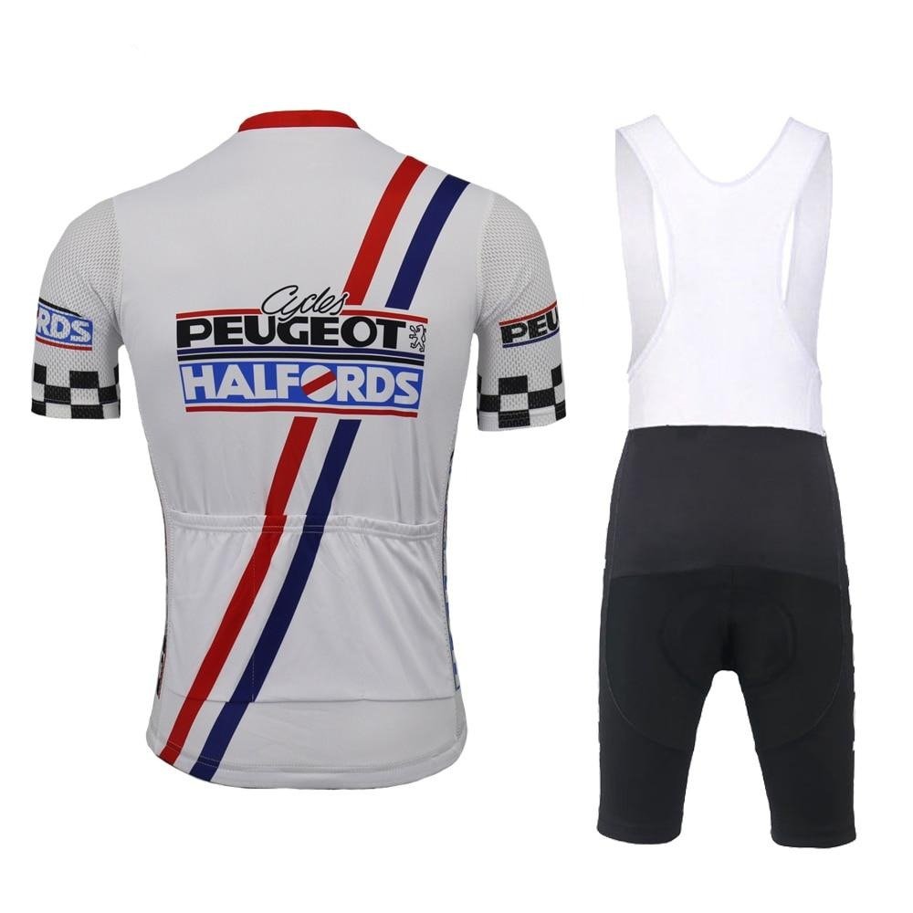 Team Z Peugeot Halfords Retro Cycling Jersey Set