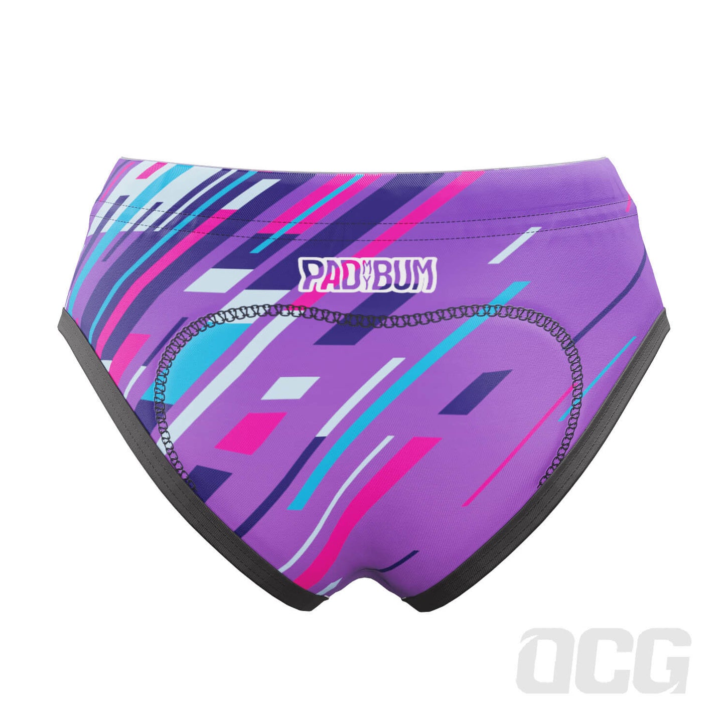 Women's Think Like a Queen Gel Padded Cycling Underwear-Briefs