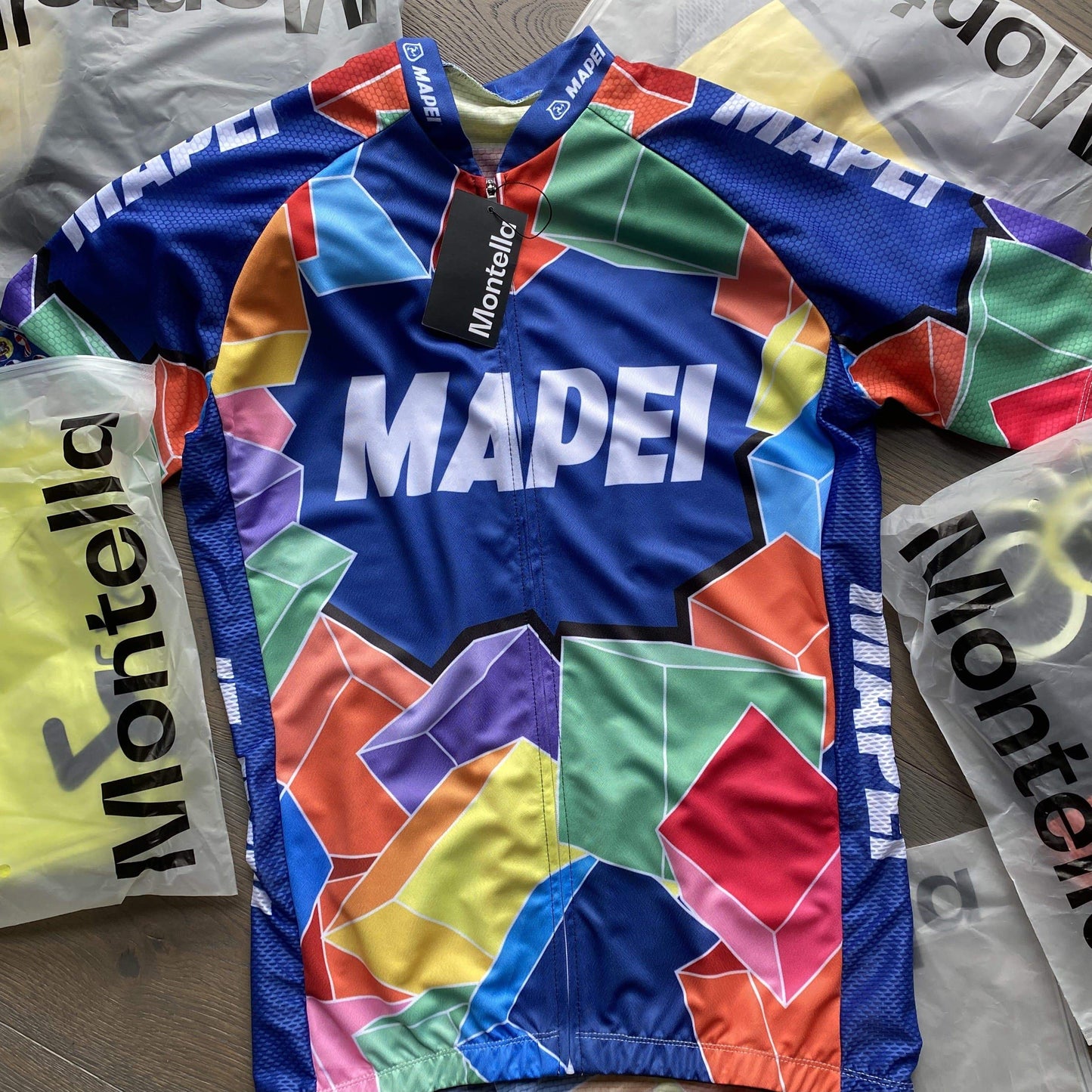 Men's Retro Mapei Pro Team Cycling Jersey