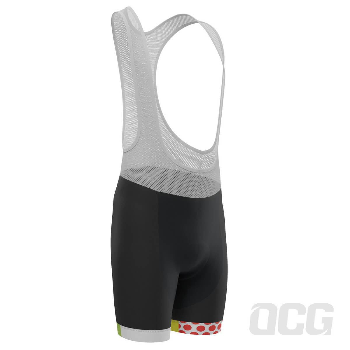 Men's Tour de France Leaders KOM Sprinters Gel Padded Cycling Bib