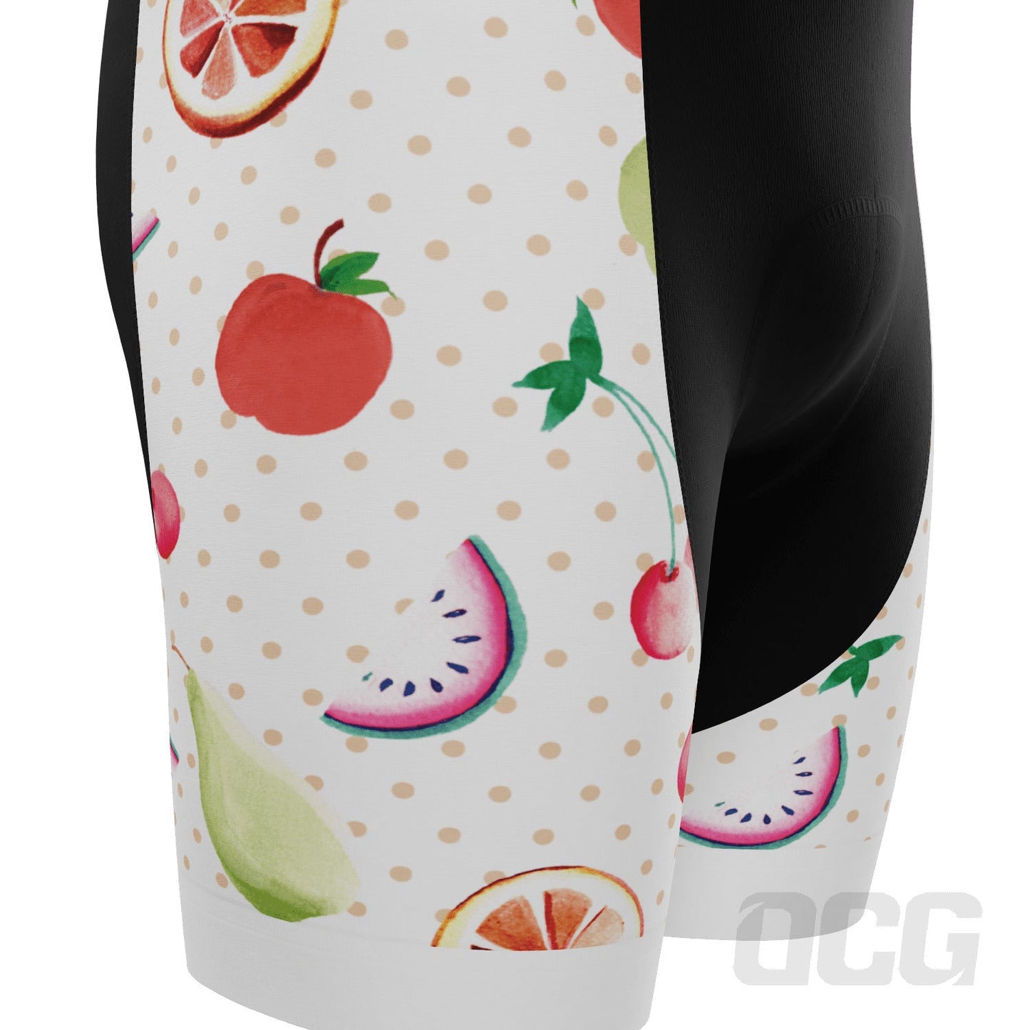 Men's Tropical Mix Gel Padded Cycling Bib