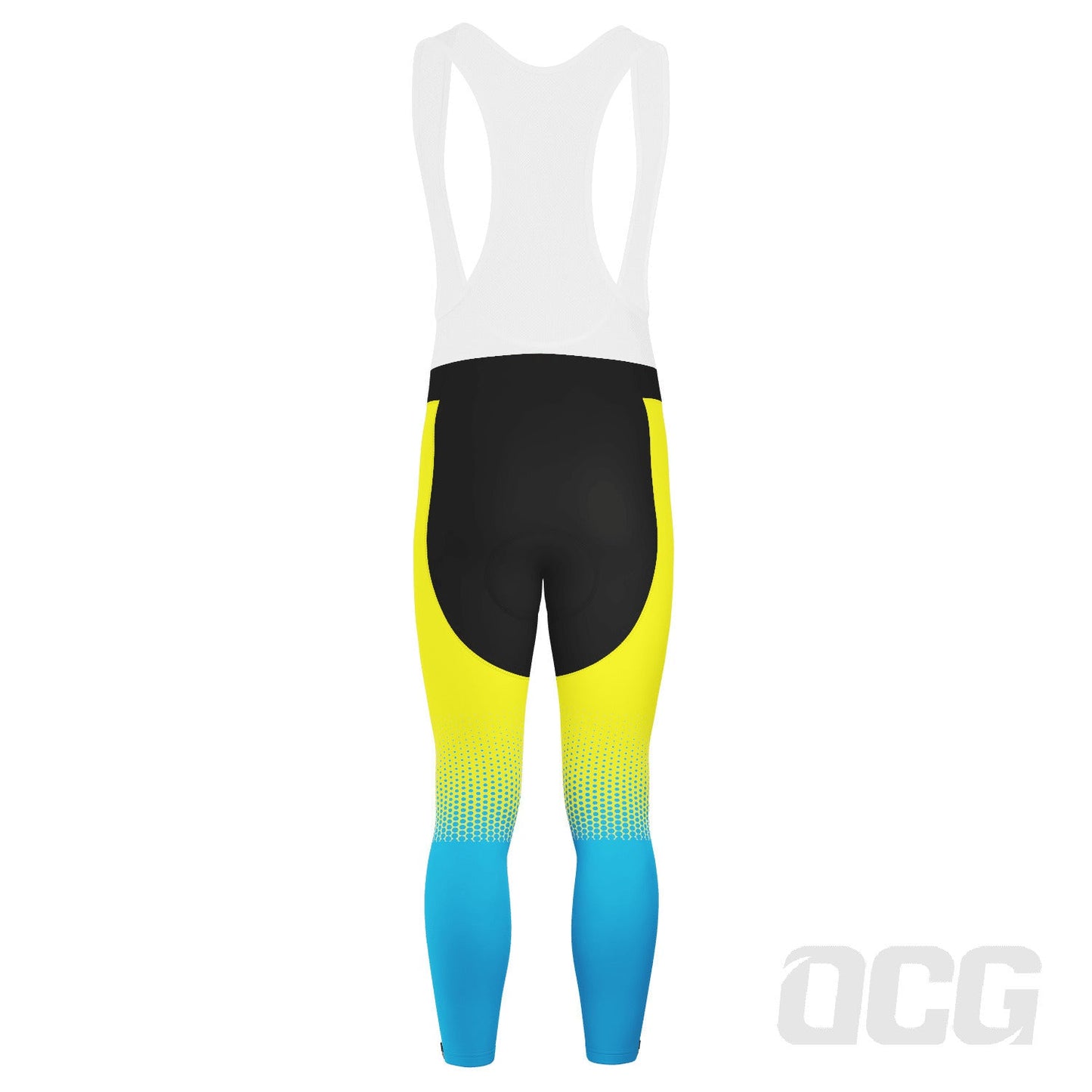 Men's World Countries Team Ukraine Icon Gel Padded Cycling Bib-Tights