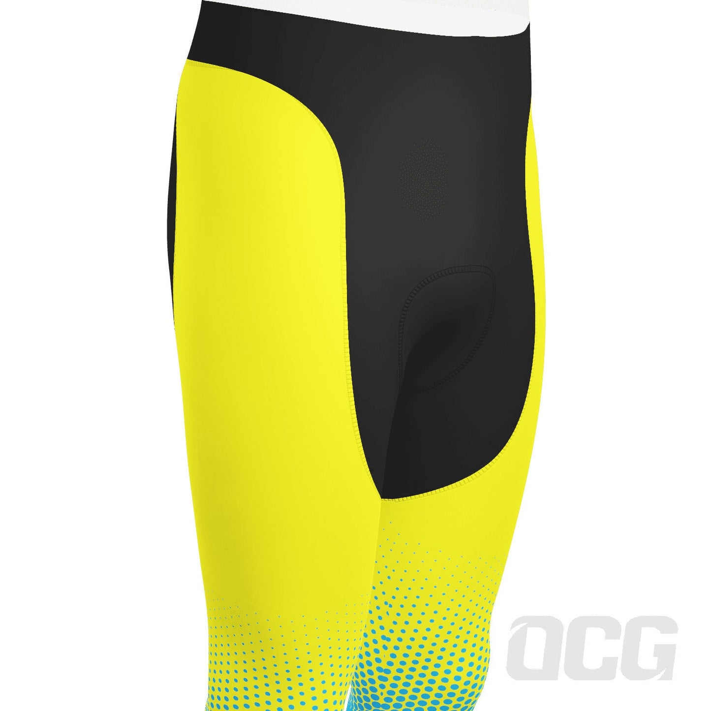 Men's World Countries Team Ukraine Icon Gel Padded Cycling Bib-Tights