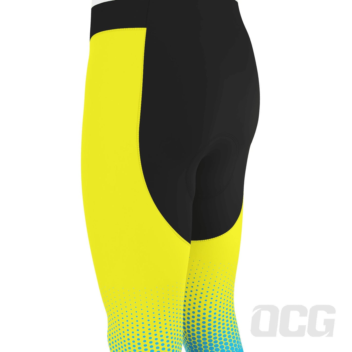 Men's World Countries Team Ukraine Icon Gel Padded Cycling Bib-Tights