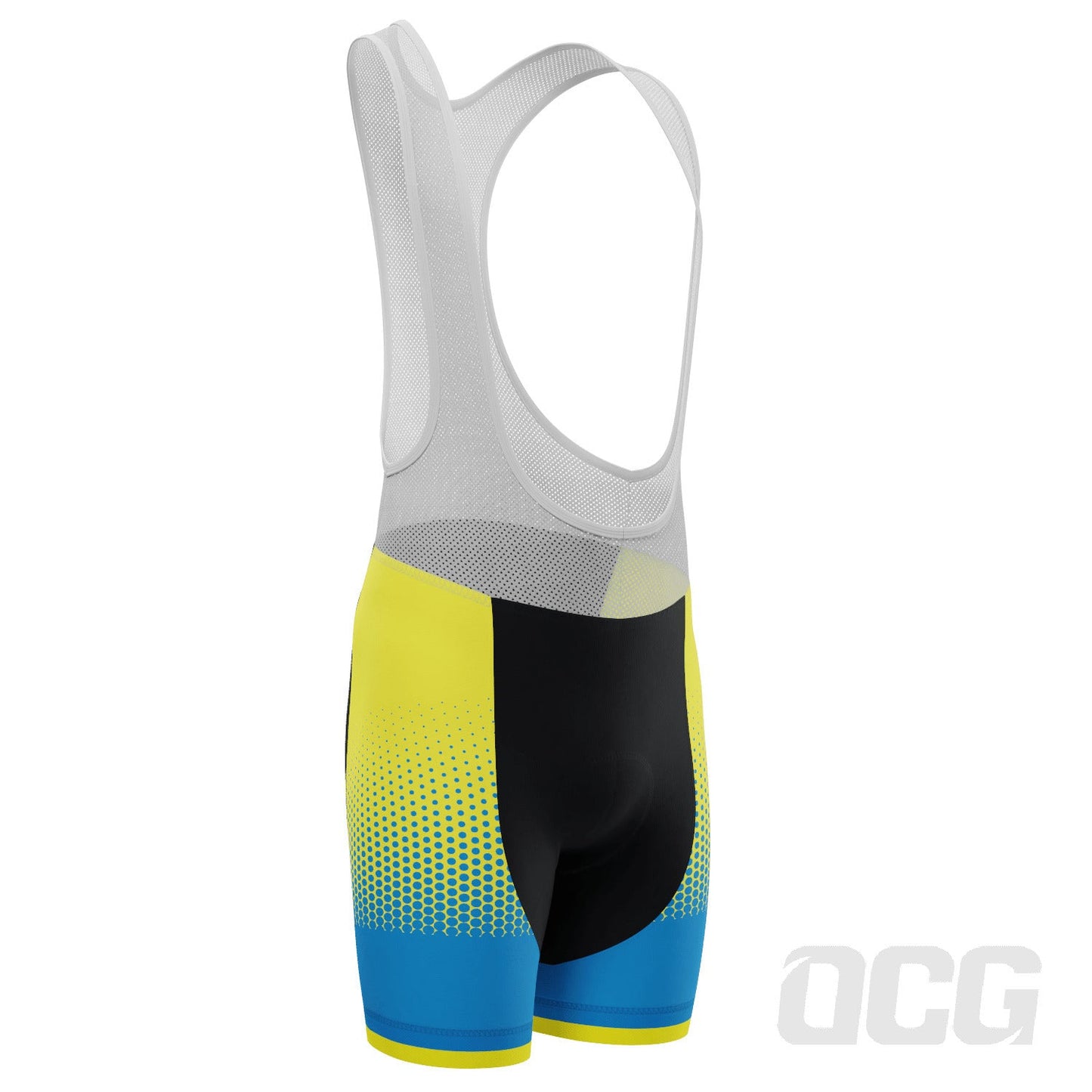 Men's World Countries Team Ukraine Icon Gel Padded Cycling Bib