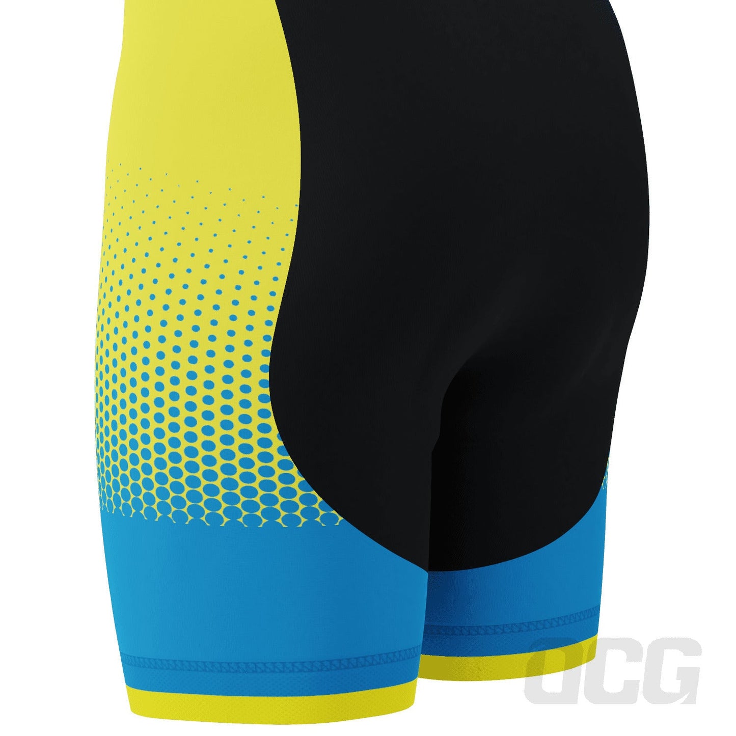Men's World Countries Team Ukraine Icon Gel Padded Cycling Bib