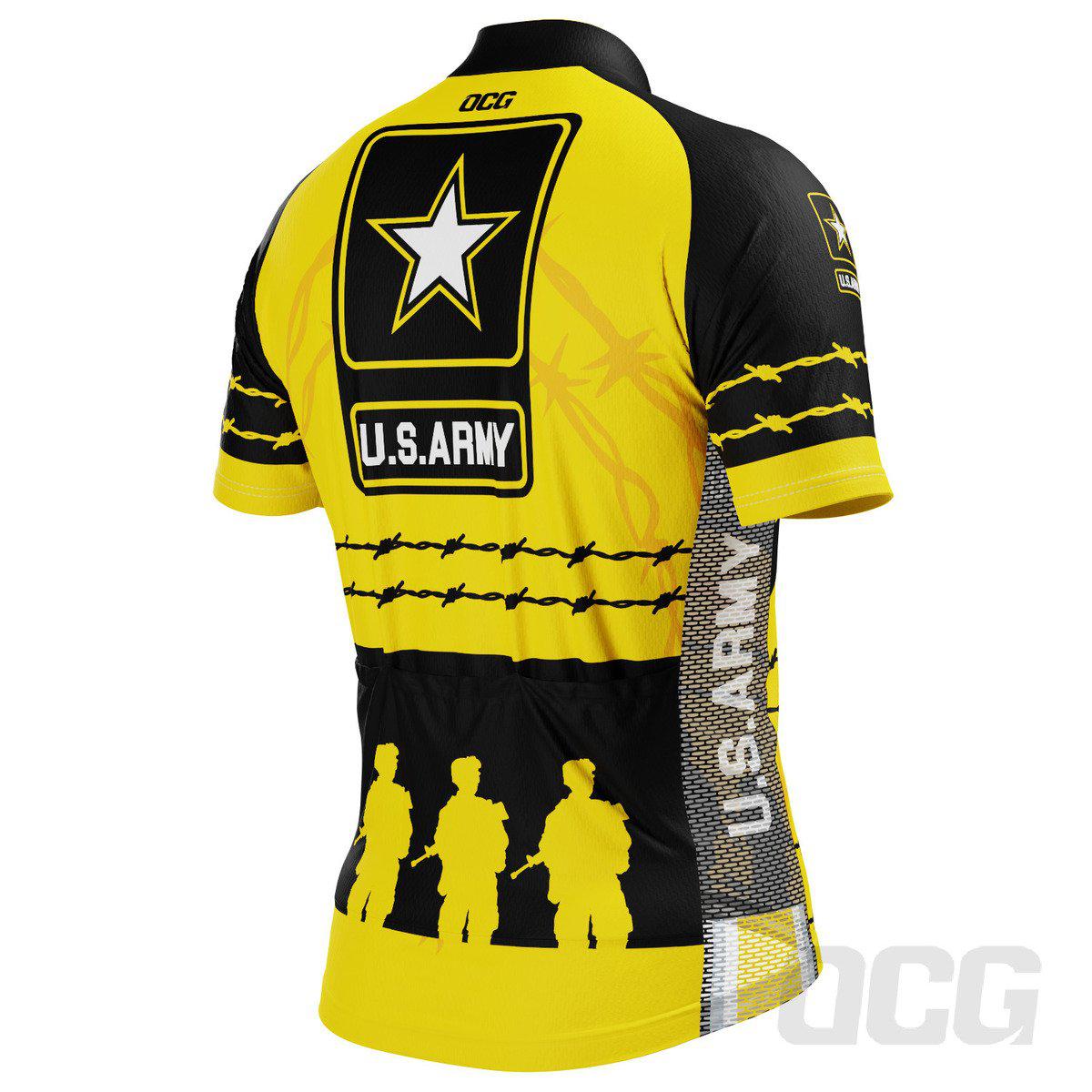 Men's USAF Army Troops Barbed Wire Short Sleeve Cycling Jersey
