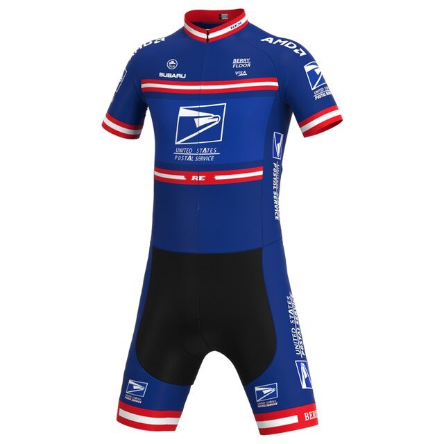 US Postal Service Short Sleeve Pro Cycling Team Jersey Set