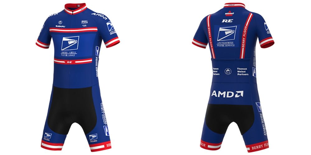 US Postal Service Short Sleeve Pro Cycling Team Jersey Set