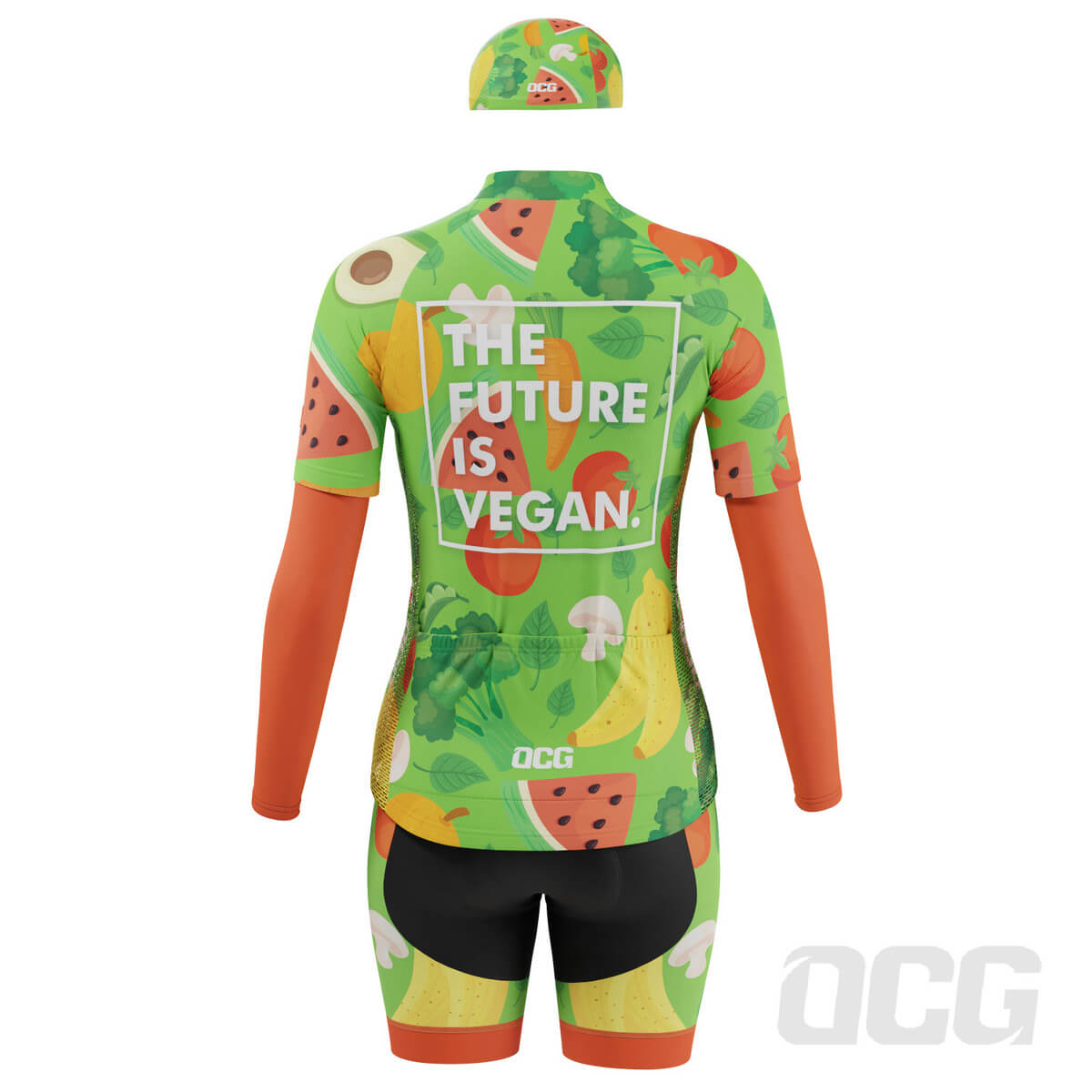Women's The Future is Vegan 4 Piece Cycling Kit