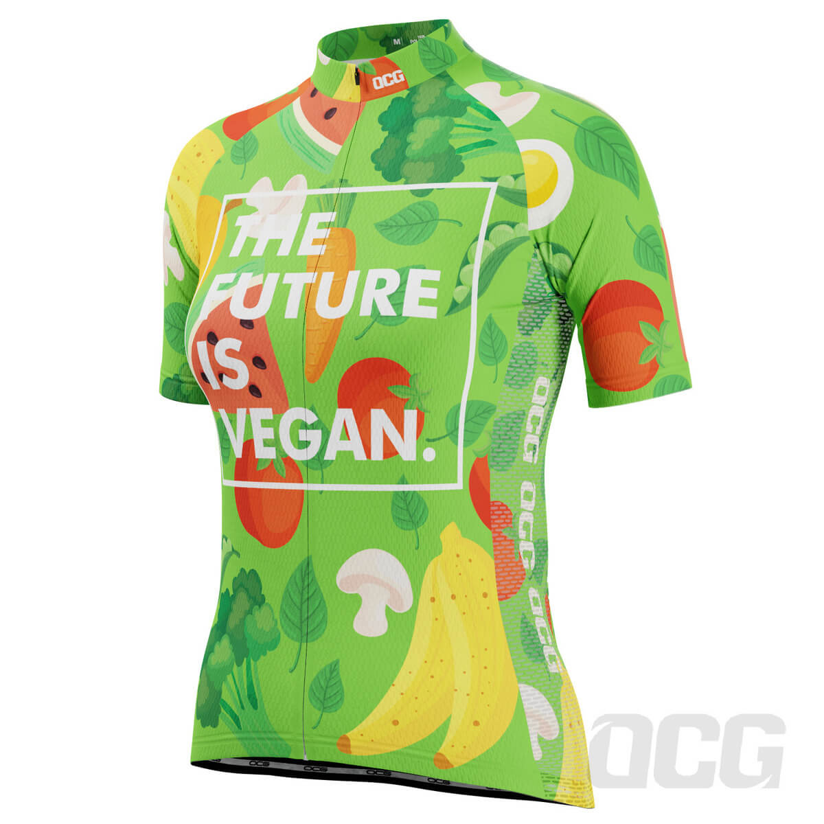 Women's The Future is Vegan Short Sleeve Cycling Jersey
