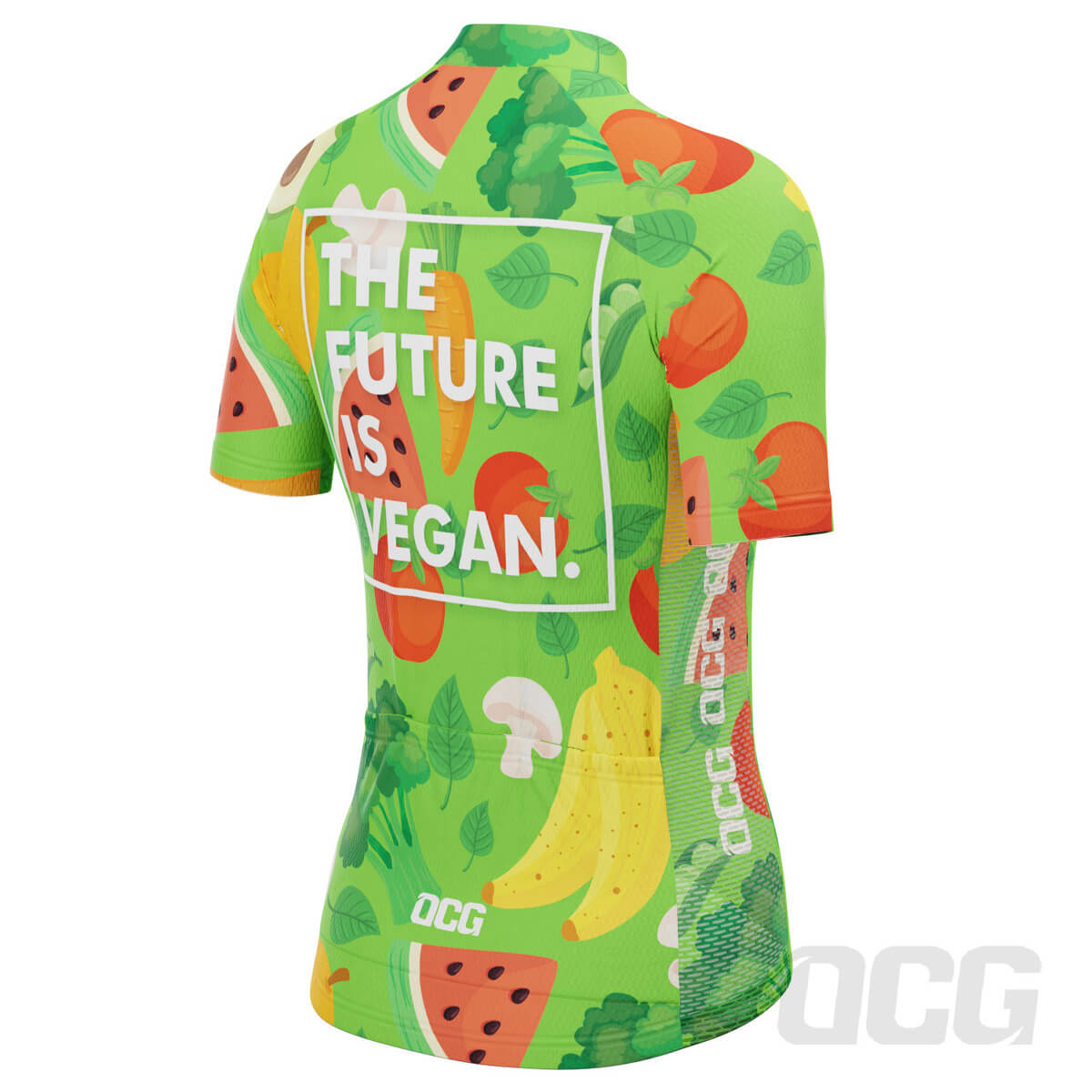 Women's The Future is Vegan Short Sleeve Cycling Jersey