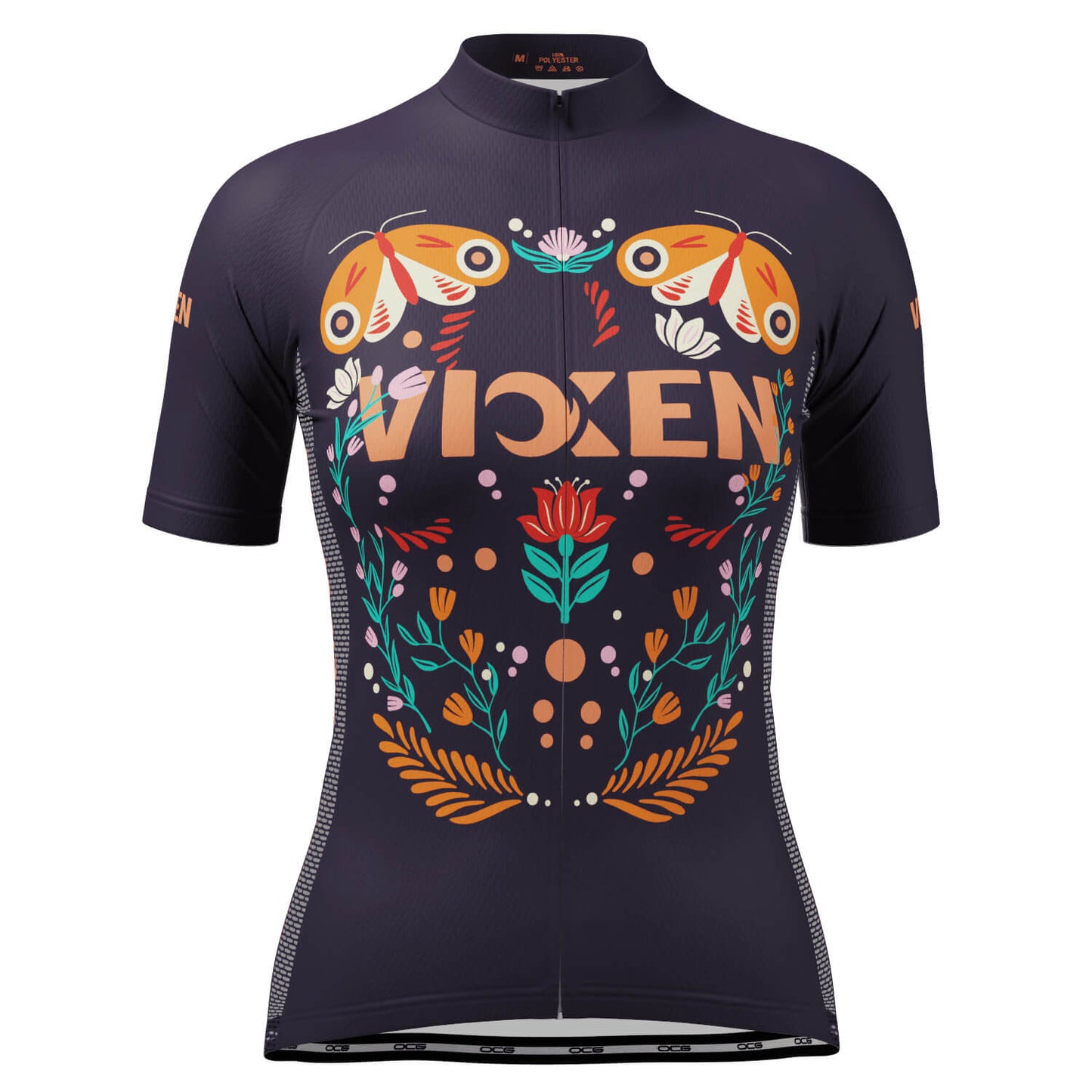 Women's Vixen Butterflies Short Sleeve Cycling Jersey
